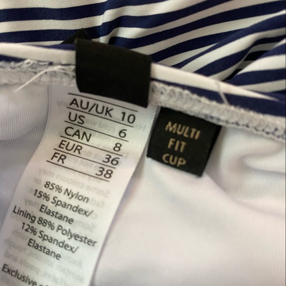 NWT NipTuck striped swimsuit - Picture 5 of 8